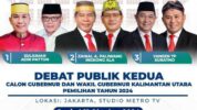 Debat Calon Gubernur Kaltara