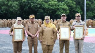 Pemerintah Kota Bekasi Gelar Apel Gabungan Akhir Tahun 2025