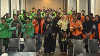 BPJS Ketenagakerjaan Sosialisasikan PP 50/2025 ke Komunitas Ojol Makassar